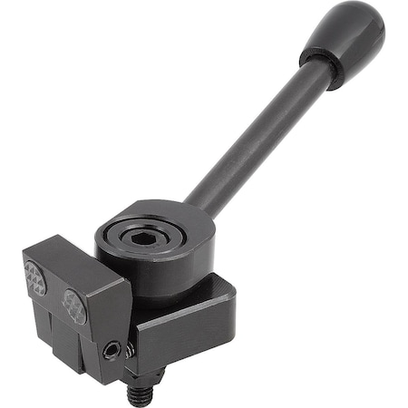 Kipp Side Clamp Left A=58, 5 40X39, Form:B Steel K0035.010030